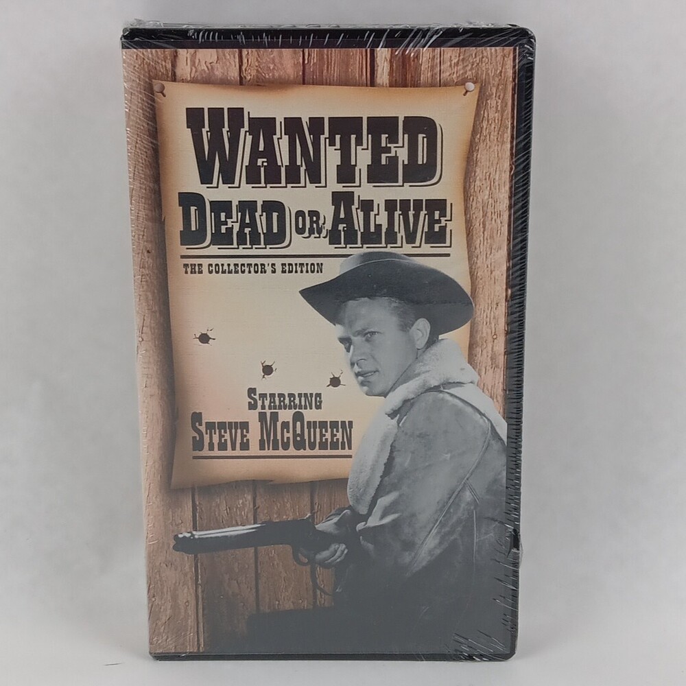 Wanted Dead or Alive the Collector's Edition VHS New Sealed